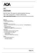 AQA AS History Wars and Welfare&colon; Britain in Transition&comma; &NewLine;1906&ndash;1957  Component 2M  Society in Crisis&comma; 1906&ndash;1929  &NewLine;&lpar;7041&sol;2M&rpar;  