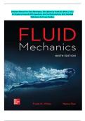 Solution Manual For Fluid Mechanics&comma; 9th Edition by Frank M&period; White &vert; All 1-11 Chapters Covered With Questions And Verified Solutions With Detailed Rationales And Case Studies&period;