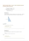 2025 Fall PHYS 2002 Exam 3 with Complete Solutions Louisiana State University