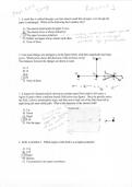 PHYS 2002 Exam 1 Review with Accurate Solutions Louisiana State University
