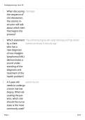 Pathophysiology Quiz 3 &ndash; Study Guide and Practice Questions with Answers &ndash; Nursing Exam Preparation Material