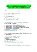 WGU D199 Physical and Human Geography Pre Assessment Questions and Answers Study Guide