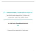 PN ATI Comprehensive Predictor Exam 2026&sol;2027 &vert; NCLEX-PN Readiness &vert; Study Guide with Questions and Verified Answers