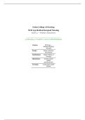 NUR 254 Medical-Surgical Nursing Exam 4 Practice Assessment&comma; Galen College of Nursing&comma; 2026&sol;2027 &ndash; 50 Questions with Verified Solutions