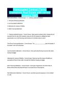 Promulgated Contract Forms Champions Real Estate with correct answers 100&percnt;