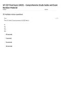 UF CCP Final Exam &lpar;2025&rpar; &ndash; Comprehensive Study Guide and Exam Revision Material