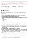 NURS 4325 MODULE 2 REVIEW QUIZ &vert; SPRING 2026 &vert; QUESTIONS AND ANSWERS - UTA&period;