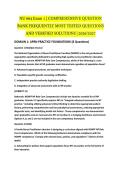 Advanced Nursing Practice &lpar;NU 664&rpar; Exam 1 &ndash; Graduate Nursing Program &vert; 2026 Frequently Tested Questions and Verified Solutions Study Guide