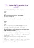 PEPP Version A With Complete Sure Answers&period;
