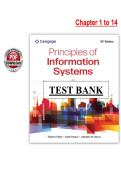 Principles of Information Systems&comma; 15th Edition &ndash; Test Bank &ndash; Stair