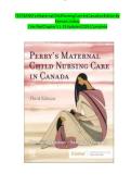 TEST BANK For Maternal Child Nursing Care&comma; 3rd Canadian Edition By &NewLine;Keenan Lindsay Verified Chapter's 1 - 25 Updated 2026&vert; Complete