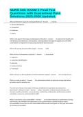 NURS 345&colon; EXAM 1 Final Test Questions with Guaranteed Pass Solutions 2025-2026 Updated&period;