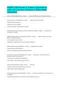 NURS 345 Exam 2 Latest Questions with All Correct Answers 2025-2026 Updated&period;