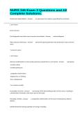 NURS 345 Exam 3 Questions and All Complete Solutions&period;