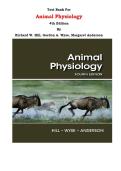Test Bank For&NewLine;Animal Physiology&NewLine;4th Edition&NewLine;By&NewLine;Richard W&period; Hill&comma; Gordon A&period; Wyse&comma; Margaret Anderson &vert; All Chapters&comma; Latest Edition- 2026&sol; 2027&vert;&NewLine;