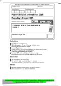 Pearson Edexcel International GCSE Further Pure Mathematics &lpar;4PM1&sol;02&rpar;&NewLine;Question Paper 2 And Mark Scheme 2025