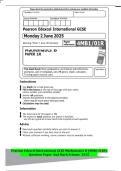 Pearson Edexcel International GCSE Mathematics B &lpar;4MB1&sol;01R&rpar;&NewLine;Question Paper And Mark Scheme 2025&NewLine;