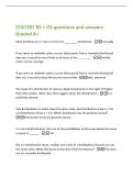 STAT201 R3 &plus; H3 questions and answers&NewLine;Graded A&plus;