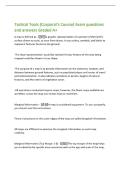 Tactical Tools &lpar;Corporal's Course&rpar; Exam questions&NewLine;and answers Graded A&plus;
