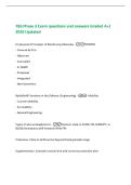 TBS Phase 3 Exam questions and answers Graded A&plus;&vert;&NewLine;2026 Updated