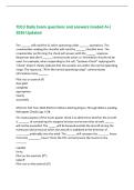 TD13 Daily Exam questions and answers Graded A&plus;&vert;&NewLine;2026 Updated