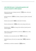 UIUC MCB 450 exam 1 study guide questions and&NewLine;answers Graded A&plus;&vert; 2026 Updated