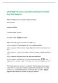 UIUC MCB 450 Exam 2 questions and answers Graded&NewLine;A&plus;&vert; 2026 Updated
