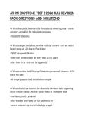 ATI RN CAPSTONE TEST 2 2026 FULL REVISION&NewLine;PACK QUESTIONS AND SOLUTIONS&NewLine;