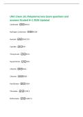 UNC Chem 101 Polyatomic Ions Exam questions and&NewLine;answers Graded A&plus;&vert; 2026 Updated