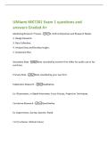 UMiami MKT201 Exam 1 questions and&NewLine;answers Graded A&plus;
