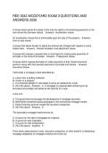 REE 3043 WOODYARD EXAM 3 QUESTIONS AND ANSWERS 2026