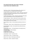 FSU WOODYARD REE 3043 EXAM 4 REVIEW QUESTIONS AND ANSWERS 2026