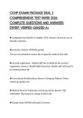 CCHP EXAMS PACKAGE DEAL 2&NewLine;COMPREHENSIVE TEST PAPER 2026&NewLine;COMPLETE QUESTIONS AND ANSWERS&NewLine;EXPERT VERIFIED GRADED A&plus;
