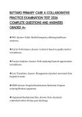 BUTTARO PRIMARY CARE A COLLABORATIVE&NewLine;PRACTICE EXAMINATION TEST 2026&NewLine;COMPLETE QUESTIONS AND ANSWERS&NewLine;GRADED A&plus;&NewLine;
