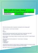 WGU C208 Change Management Objective Assessment Exam Real Questions and Verified Answers