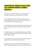 CANFITPRO FIS THEORY ACTUAL SCRIPT&NewLine;2026 HUNDRED PERCENT CORRECT&NewLine;GRADED A&plus;