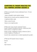 CANFITPRO FIS THEORY PRACTICE TEST&NewLine;2026 VERIFIED ANSWERS GRADED A&plus;