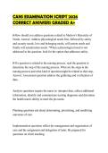 CANS EXAMINATION SCRIPT 2026&NewLine;CORRECT ANSWERS GRADED A&plus;