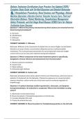 Dialysis Technician Certification Exam Practice Test Updated 2026 &vert; Complete Study Guide with Verified Questions and Detailed Rationales 