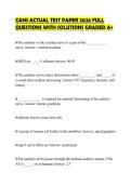 CANS ACTUAL TEST PAPER 2026 FULL&NewLine;QUESTIONS WITH SOLUTIONS GRADED A&plus;