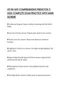 ATI RN VATI COMPREHENSIVE PREDICTOR C&NewLine;2026 COMPLETE EXAM PRACTICE WITH MARK&NewLine;SCHEME&NewLine;