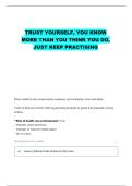 NCOA MODULE 10 QUESTIONS WITH CORRECT ANSWERS