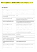 KU Finance 310 Exam 2 UPDATED ACTUAL Questions And Correct Answers