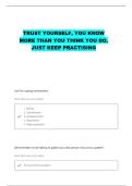 NCOA QUIZ 3 QUESTIONS WITH CORRECT ANSWERS