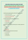 NEW RPSGT EXAM ACTUAL EXAM TEST BANK&NewLine;COMPLETE 400 QUESTIONS AND CORRECT DETAILED&NewLine;ANSWERS &lpar;VERIFIED ANSWERS&rpar; &vert;ALREADY GRADED&NewLine;A&plus;&vert;&vert;BRAND NEW VERSION&excl;&excl;