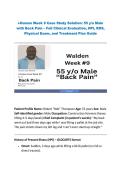 i-Human Week 9 Solution&colon; 55-Year-Old Male with Acute Back Pain &ndash; Complete HPI&comma; Physical Exam&comma; and Management Plan&NewLine;