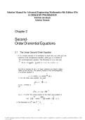 SOLUTION MANUAL FOR ADVANCED ENGINEERING MATHEMATICS 8TH EDITION &vert; COMPLETE ANSWERS & STEP-BY-STEP SOLUTIONS&NewLine;&NewLine;