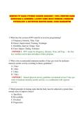SEMPER FIT BASIC FITNESS COURSE 2026&sol;2027 &vert; 100&percnt; VERIFIED EXAM QUESTIONS & ANSWERS &vert; LATEST USMC MCCS VERSION &vert; EXERCISE PHYSIOLOGY & NUTRITION MASTER BANK &vert; PASS GUARANTEE