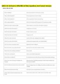 GRCC BI 122 Exam 2 UPDATED ACTUAL Questions And Correct Answers 