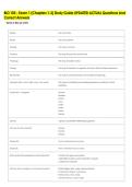 BIO 103 - Exam 1 &lpar;Chapters 1-3&rpar; Study Guide UPDATED ACTUAL Questions And &NewLine;Correct Answers